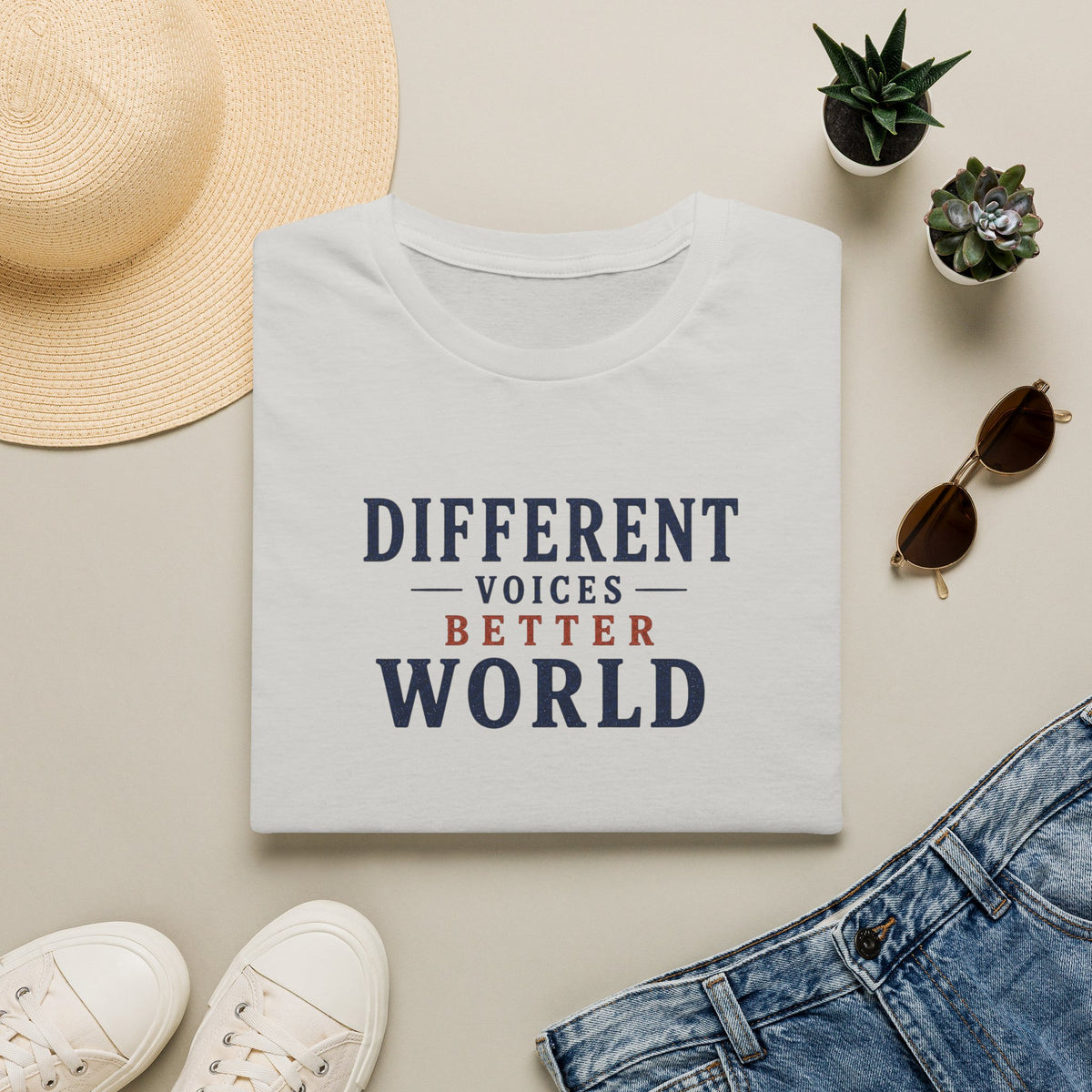 Different Voices Better World T- Shirt