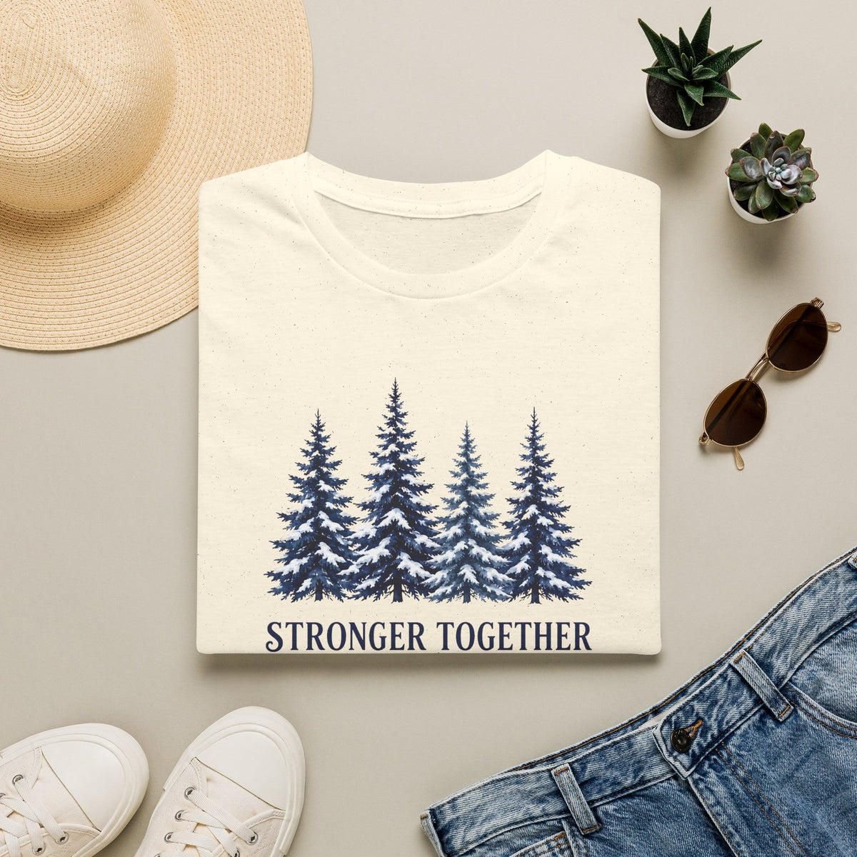 Stronger Together Through Every Season T- Shirt