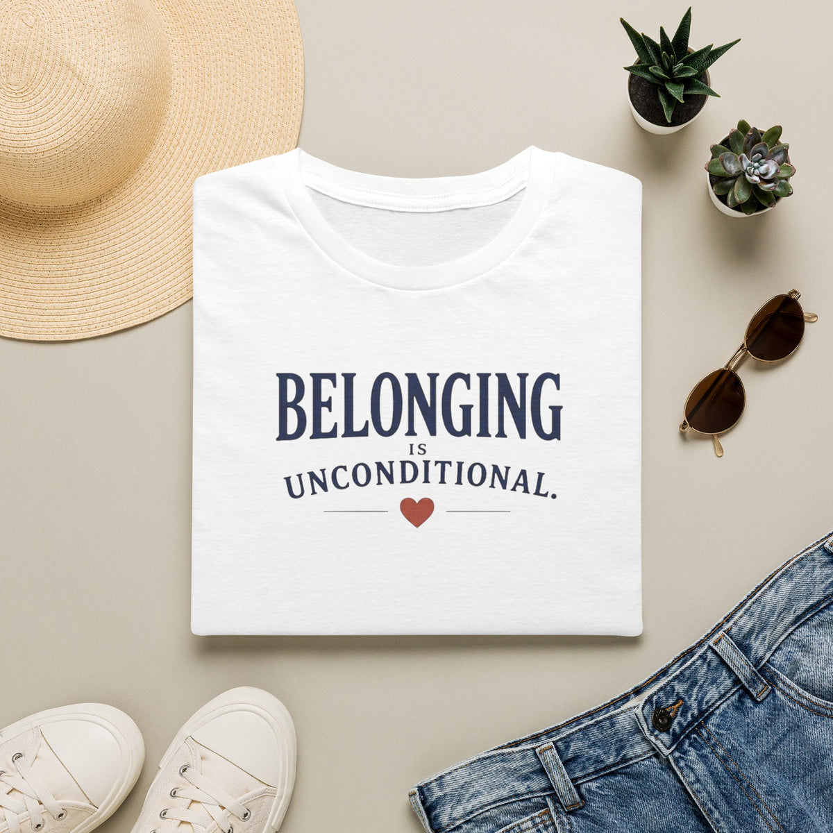 Belonging Is Unconditional T- Shirt