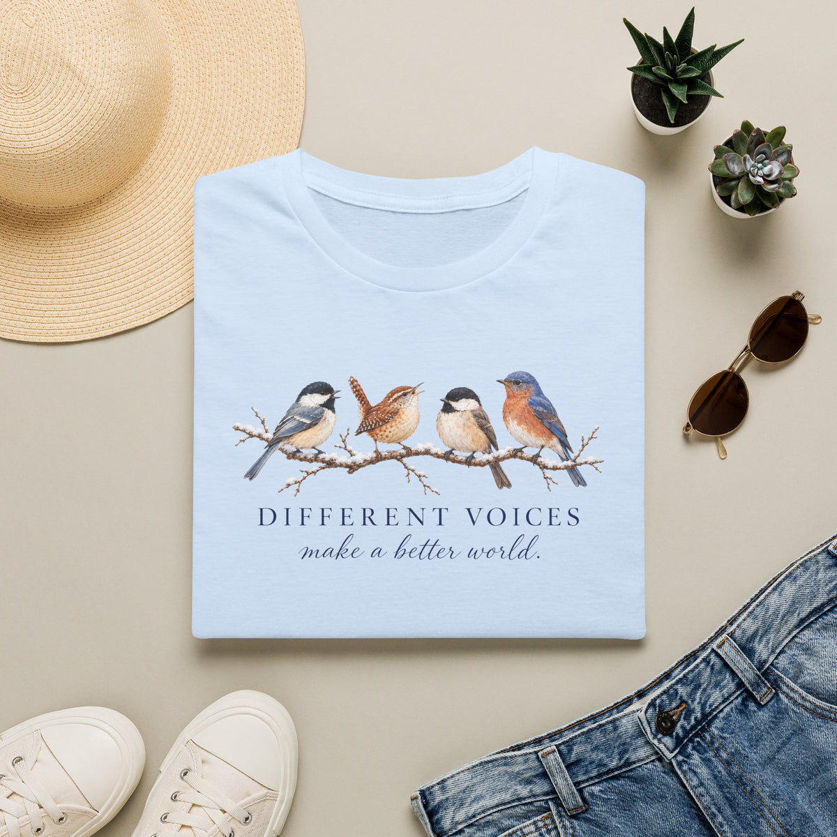 Different Voices Make A Better World T- Shirt