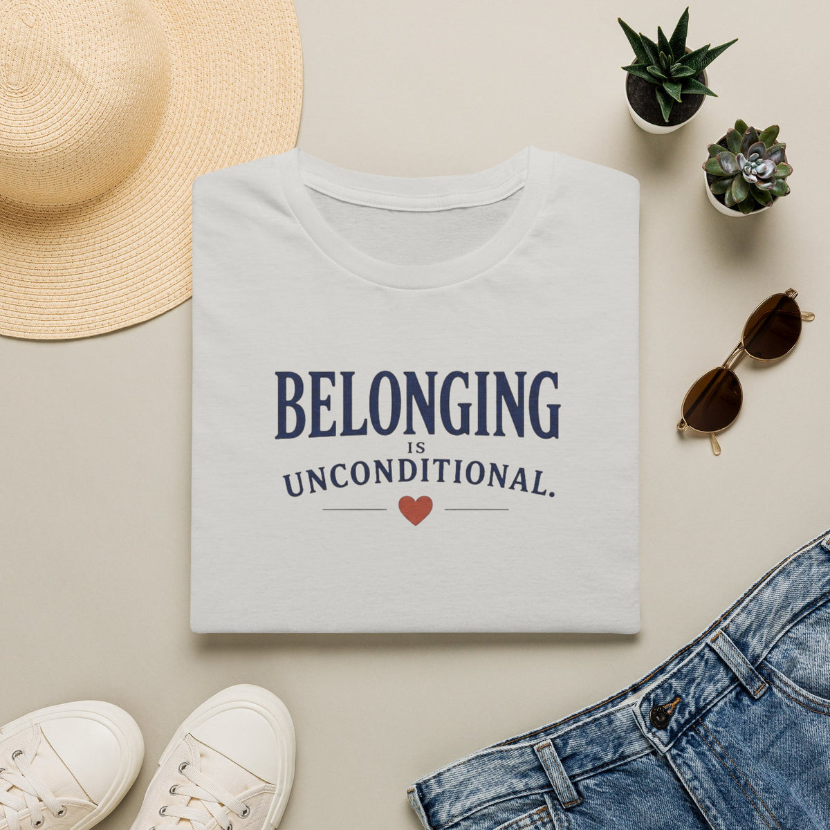 Belonging Is Unconditional T- Shirt