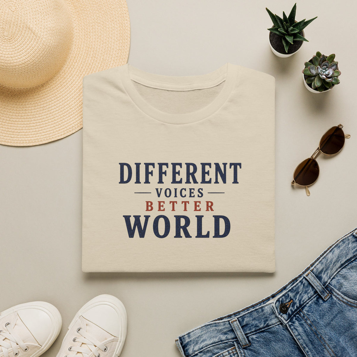 Different Voices Better World T- Shirt