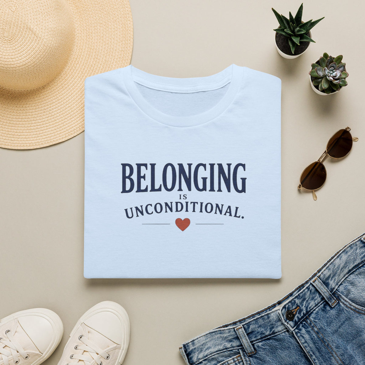 Belonging Is Unconditional T- Shirt