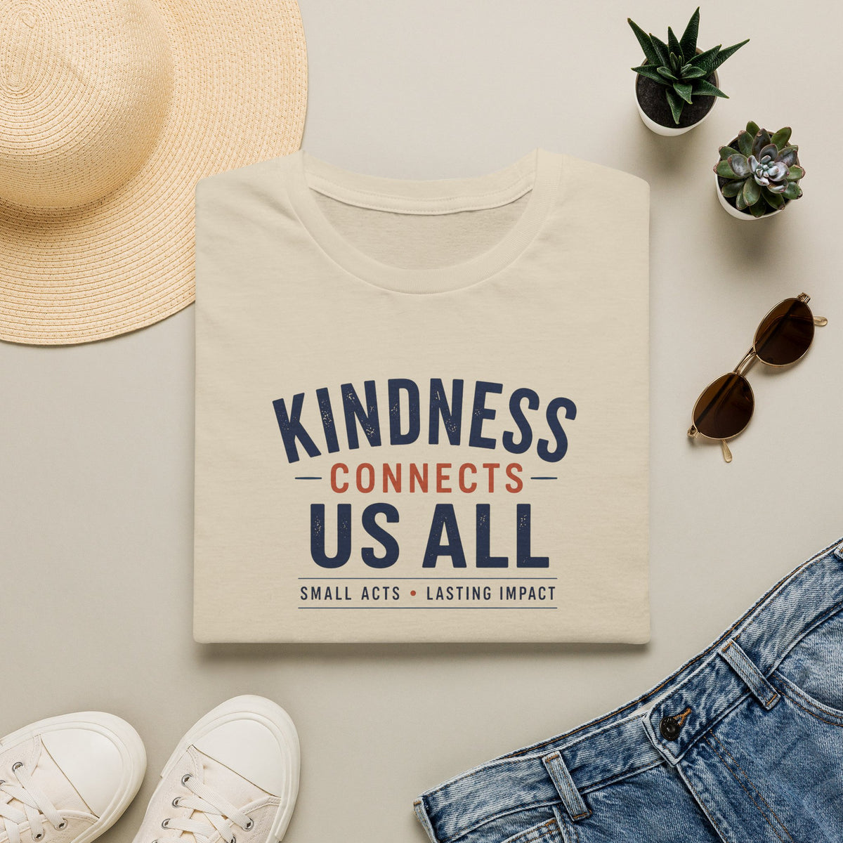 Kindness Connects Us All T- Shirt