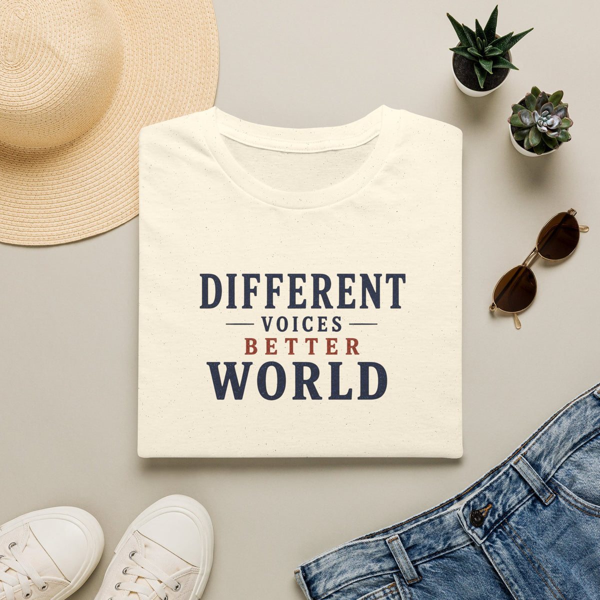 Different Voices Better World T- Shirt