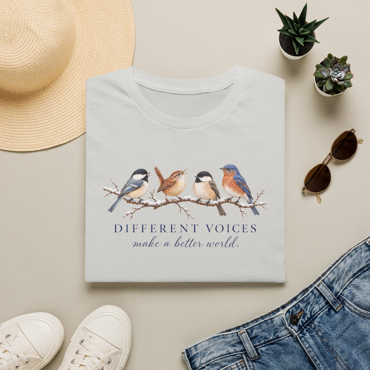 Different Voices Make A Better World T- Shirt