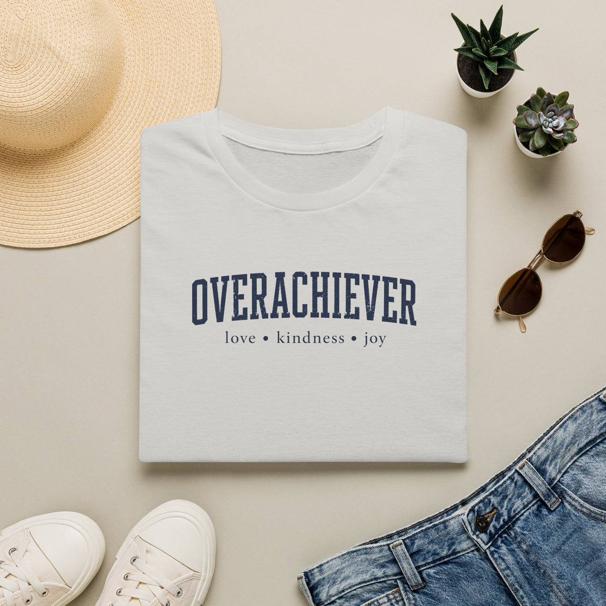 Overachiever Love.Kindness.Joy T-Shirt