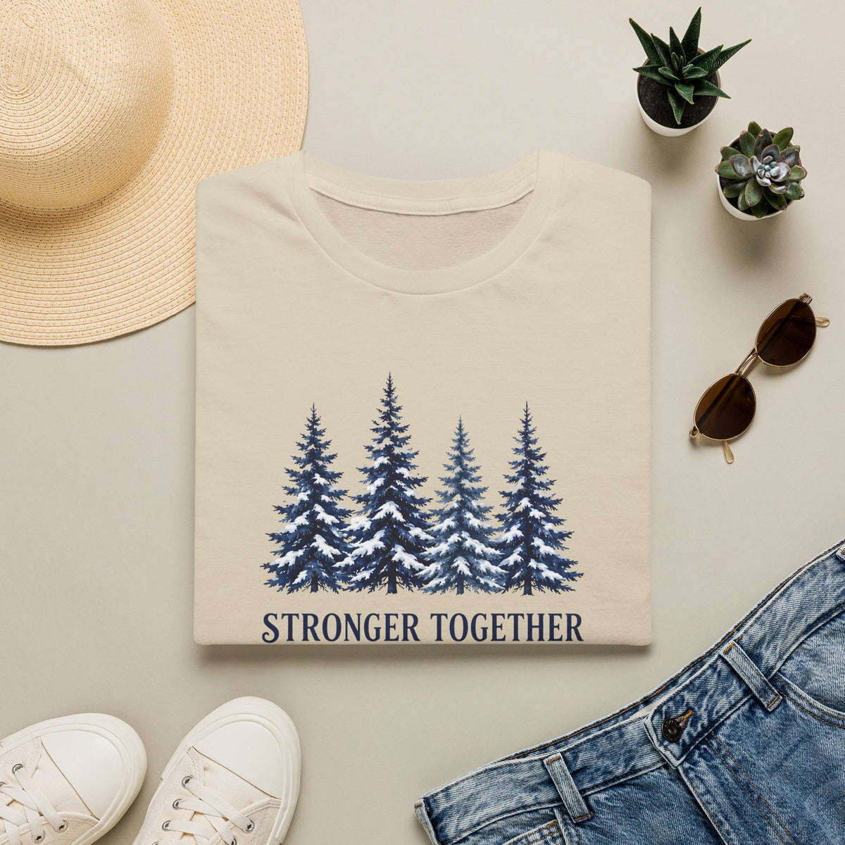 Stronger Together Through Every Season T- Shirt