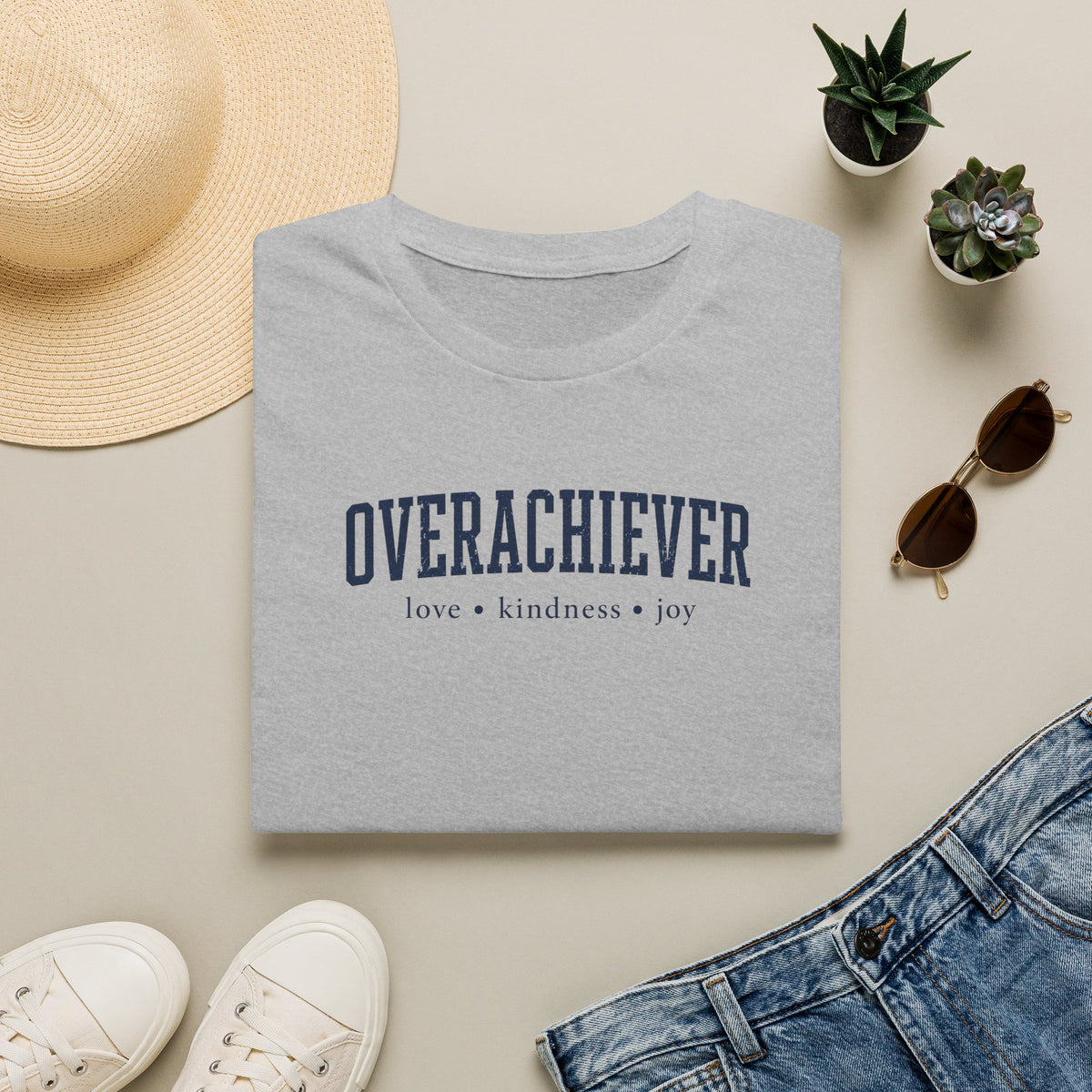 Overachiever Love.Kindness.Joy T-Shirt