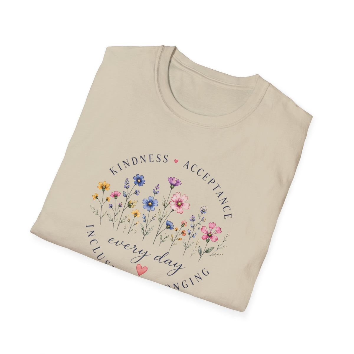 Kindness Acceptance Belonging T- Shirt