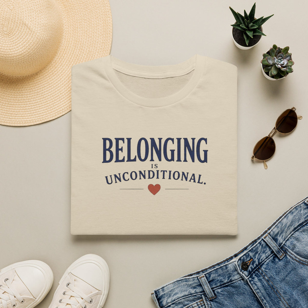 Belonging Is Unconditional T- Shirt