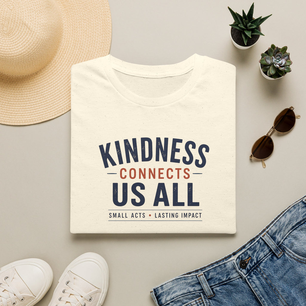 Kindness Connects Us All T- Shirt