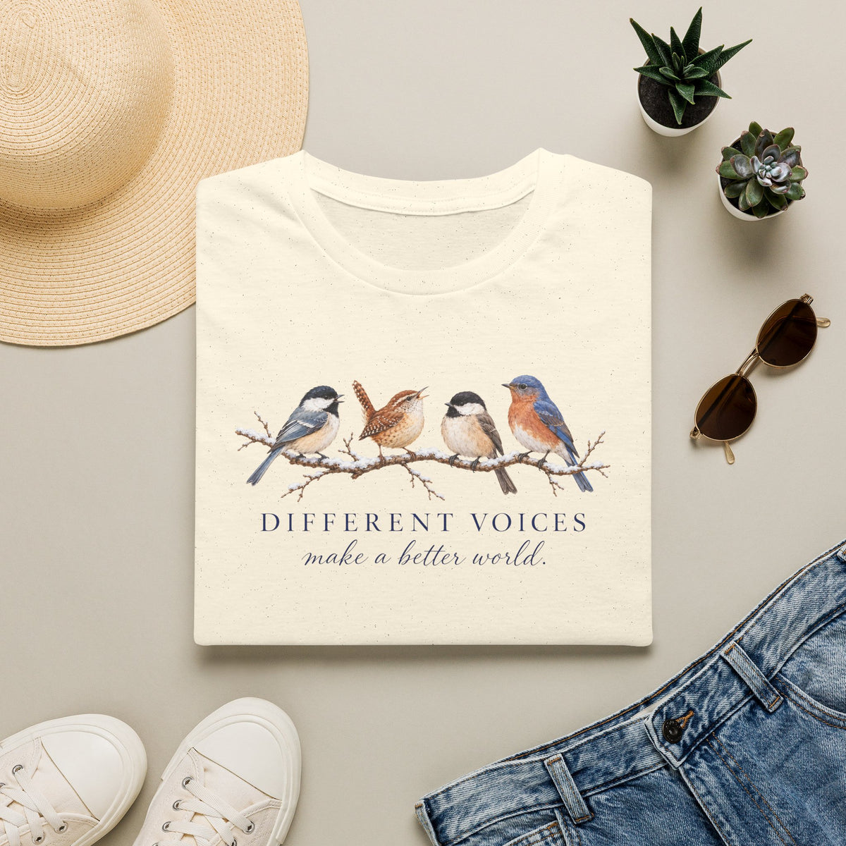 Different Voices Make A Better World T- Shirt
