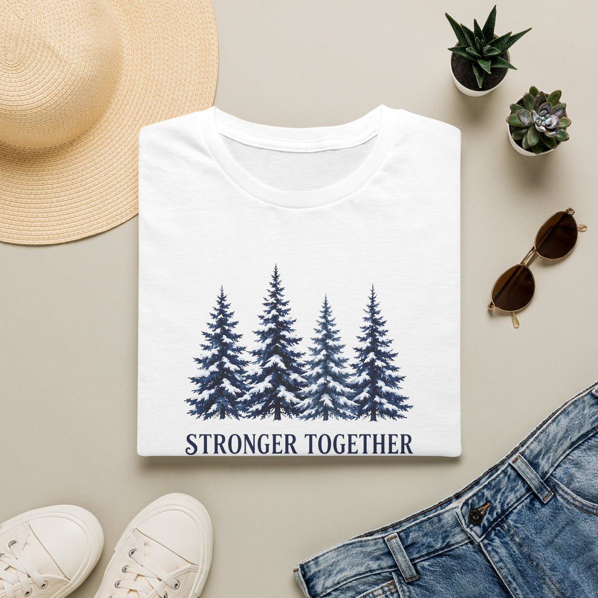 Stronger Together Through Every Season T- Shirt